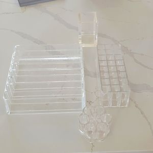 Acrilic Make Up Organizer (4 pieces)
